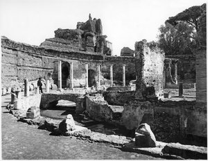 Vista del Ninfeo, 125-135 d.C. da Roman